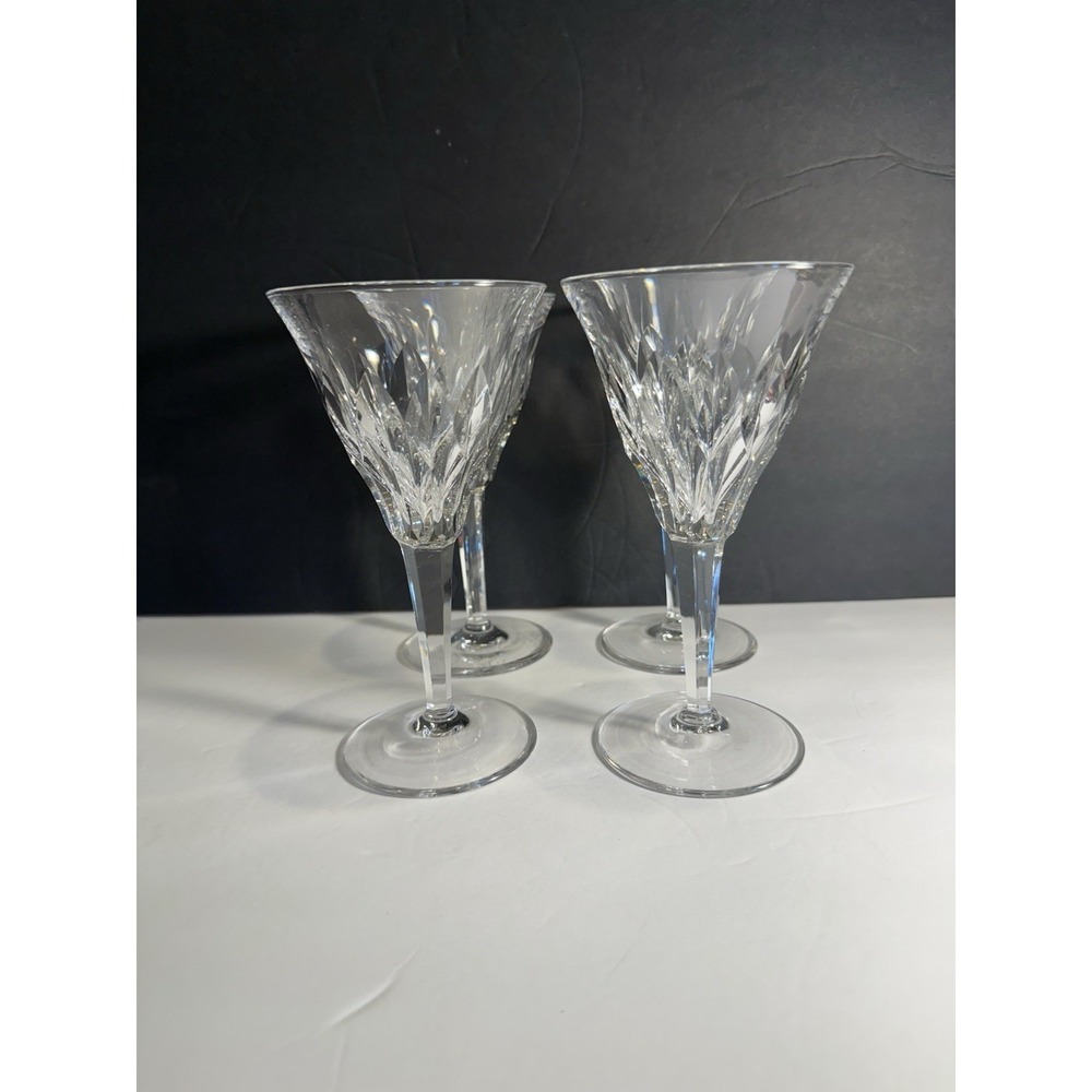 Royal Leerdam Contessa Claret Wine Glasses Set of 4 Crystal Netherlands